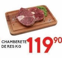 Alsuper Chamberete de res kg oferta