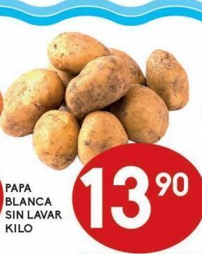 Alsuper Papa blanca sin lavar kg oferta