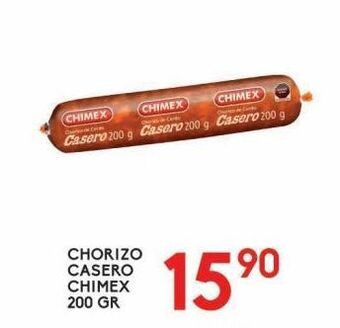 Alsuper Chorizo casero chimex 200g oferta