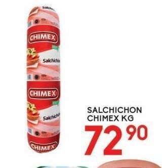 Alsuper Salchichón chimex kg oferta