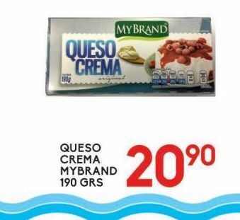 Alsuper Queso crema mybrand 190g oferta