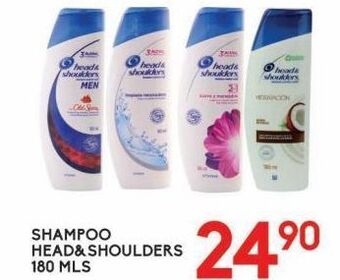 Alsuper Shampoo head & shoulders 180ml oferta