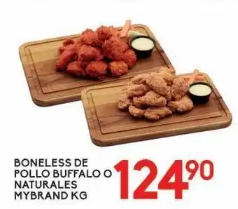 Alsuper Boneless de pollo buffalo o naturales mybrand kg oferta