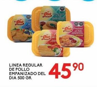 Alsuper Linea regular de pollo empanizado del dia 500g oferta