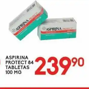 Alsuper Aspirina bayer protect 84 tabletas 100mg oferta