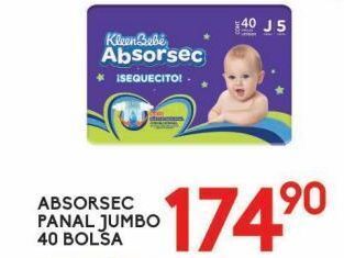 Alsuper Absorsec pañal jumbo 40 bolsa oferta