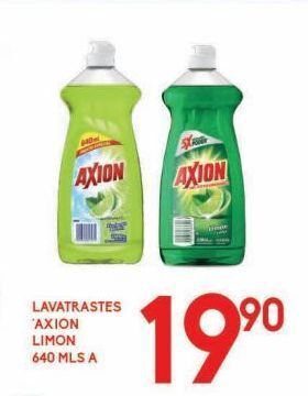 Lavatrastes axion limón 640ml