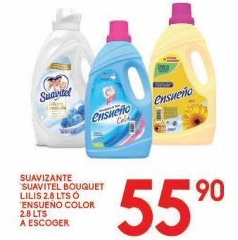 Alsuper Suavizante suavitel bouquet lilis 2,8l o ensueño color 2,8l oferta