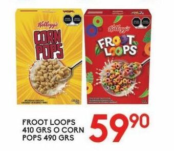 Froot loops 410g o corn pops 490g