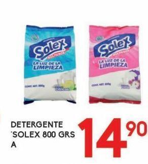 Alsuper Detergente solex 800g oferta