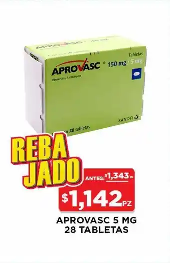 Sanofi rx aprovasc 150/ 5 mg 28 tab irbesartan, amlodipino 28 pz