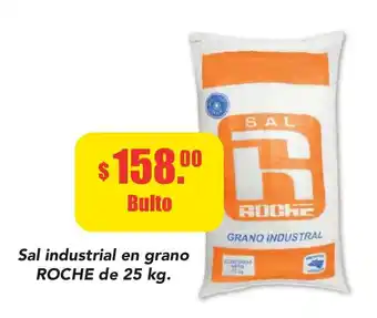 Sal industrial en grano ROCHE de 25 kg