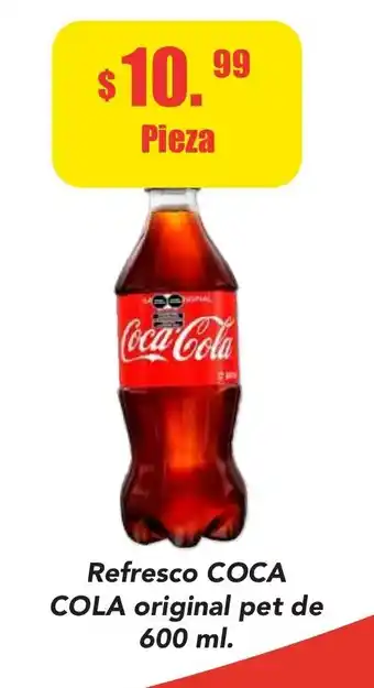 Super Aki Refresco COCA COLA original pet de 600 ml oferta