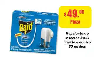 Repelente de insectos RAID liquido electrico 30 noches