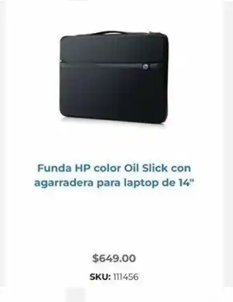 Funda HP Color Oil Slick con agarradera para laptop de 14"