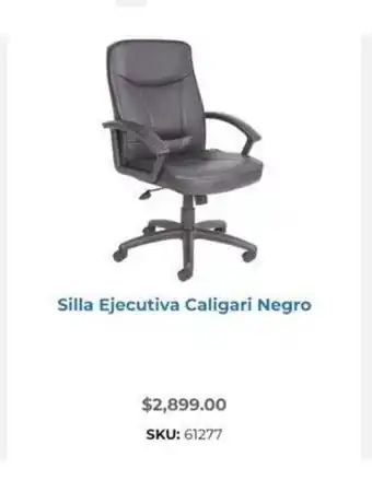 OfficeMax Silla Ejecutiva Caligari Negro oferta