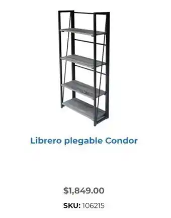 Librero plegable Condor