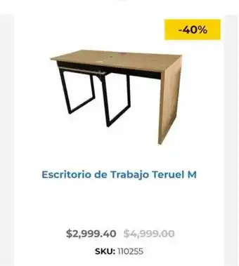 OfficeMax Escritorio de Trabajo Teruel M oferta