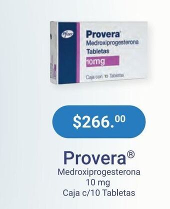 Farmacias Especializadas Provera 10mg tab caj c/10 oferta