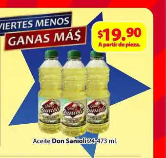Zorro Aceite Don Sanioli 24-473 ml oferta