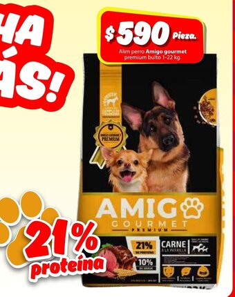 Zorro Alim perro Amigo gourmet premium bulto 1-22kg oferta