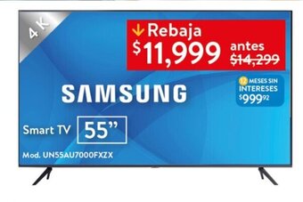 Walmart Samsung - Smart TV 55" oferta