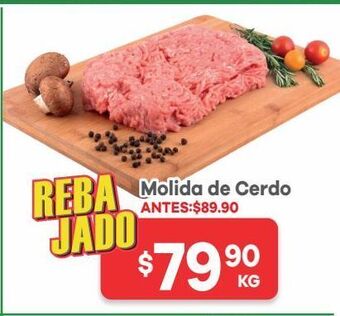HEB Heb molida de cerdo 1 kg oferta