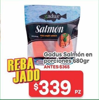 HEB Gadus salmon en porciones 680 gr oferta