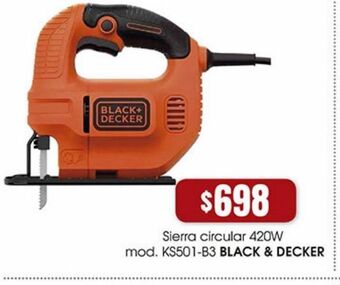 La Comer Sierra circular black and decker oferta