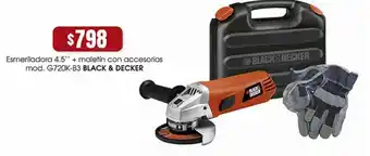 La Comer Esmeriladora black and decker oferta