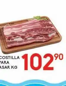 Alsuper Costillas para asar kg oferta