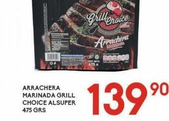 Alsuper Arrachera marinada grill choice alsuper 475g oferta