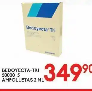 Alsuper Medicamentos bedoyecta -tri ampolletas 2 ml oferta