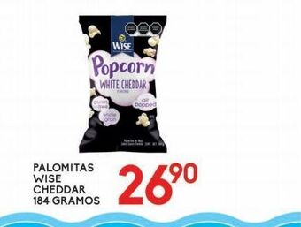 Alsuper Palomitas wise cheddar 184 gr oferta