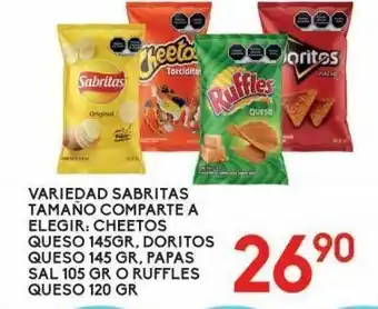 Alsuper Papas fritas sabritas oferta
