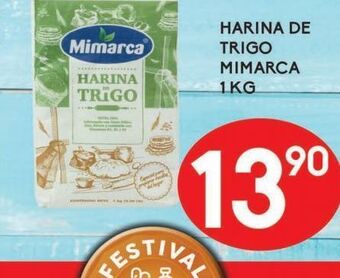 Alsuper Harina de trigo mimarca 1 kg oferta