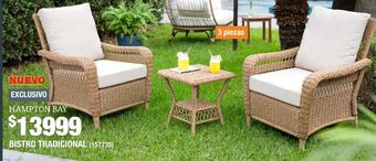 The Home Depot Bistro de jardín richmond 3 piezas oferta