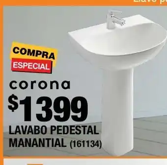 Lavabo pedestal manantial