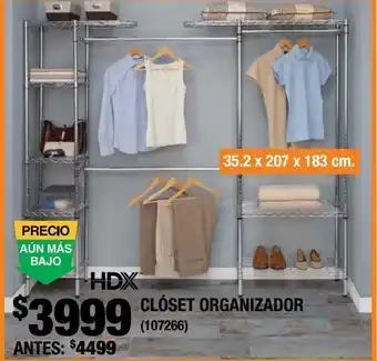 The Home Depot Organizador para closet de acero 207 x 183 cm plata oferta