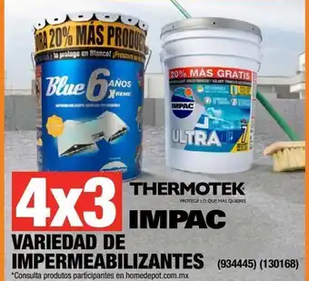 The Home Depot Impermeabilizante oferta