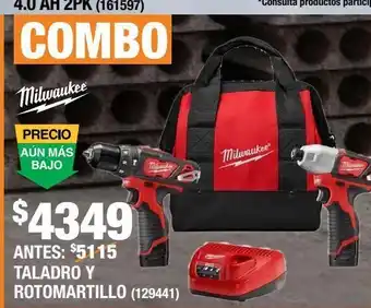 The Home Depot Taladro y rotomartillo oferta