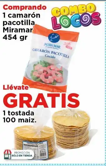 HEB Miramar camaron pacotilla bolsa 454 gr oferta