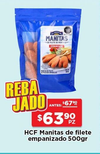 HEB Hcf manitas de filete empanizado 500 gr oferta