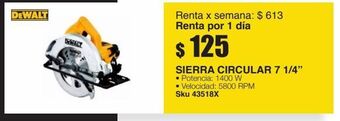 Sodimac Homecenter Sierra circular 7 1/4" oferta