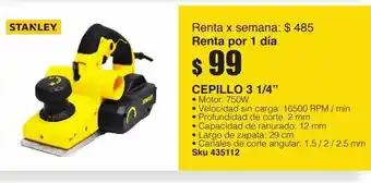 Cepillo 3 1/4"