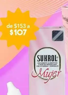 Farmacia San Pablo Sukrol tabletas mujer c/30 oferta