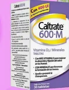 Farmacia San Pablo Caltrate 600 m tab 400 uimg fra c/30 oferta