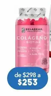 Farmacia San Pablo Belabear gomitas colage/biotina c/150pzs oferta