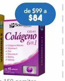 Farmacia San Pablo Colageno cap 6 en 1 c/45 oferta