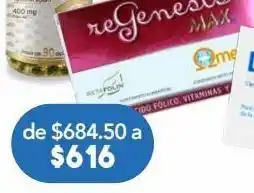 Farmacia San Pablo Regenesis max cap 250mg caj c/60 oferta
